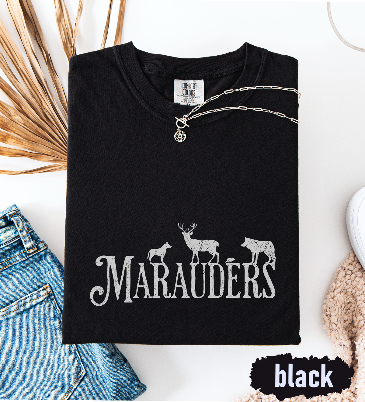 Marauders T-shirt - Comfort Colors Harry Potter Gift - Sirius Black James Potter Remus Lupin Fan