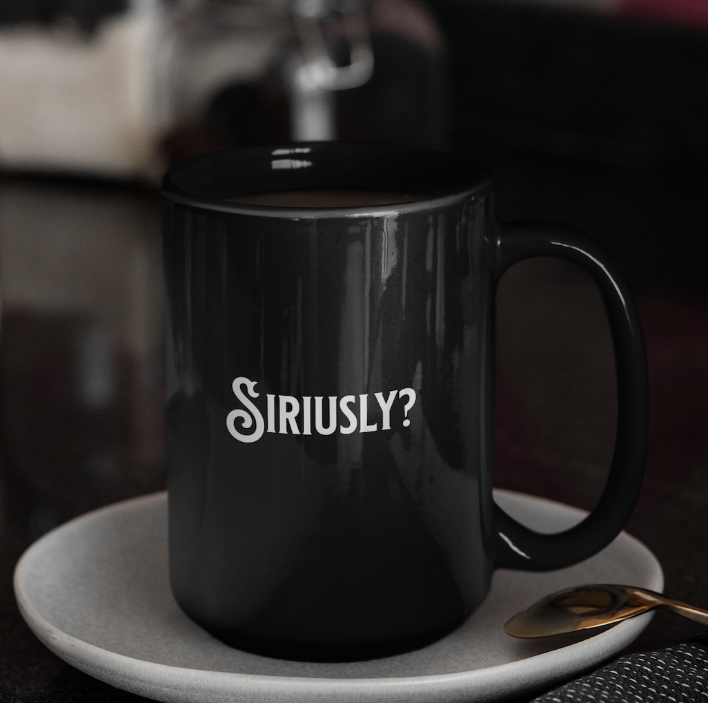 Siriusly -  Black Mug, 15oz, Potterhead Gift