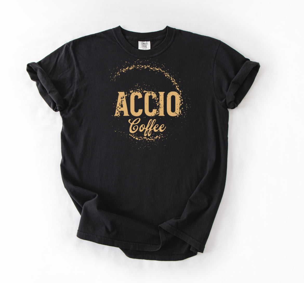 Accio Coffee T-shirt | HP funny shirt | universal trip shirt | Magical Coffee Spell Tee