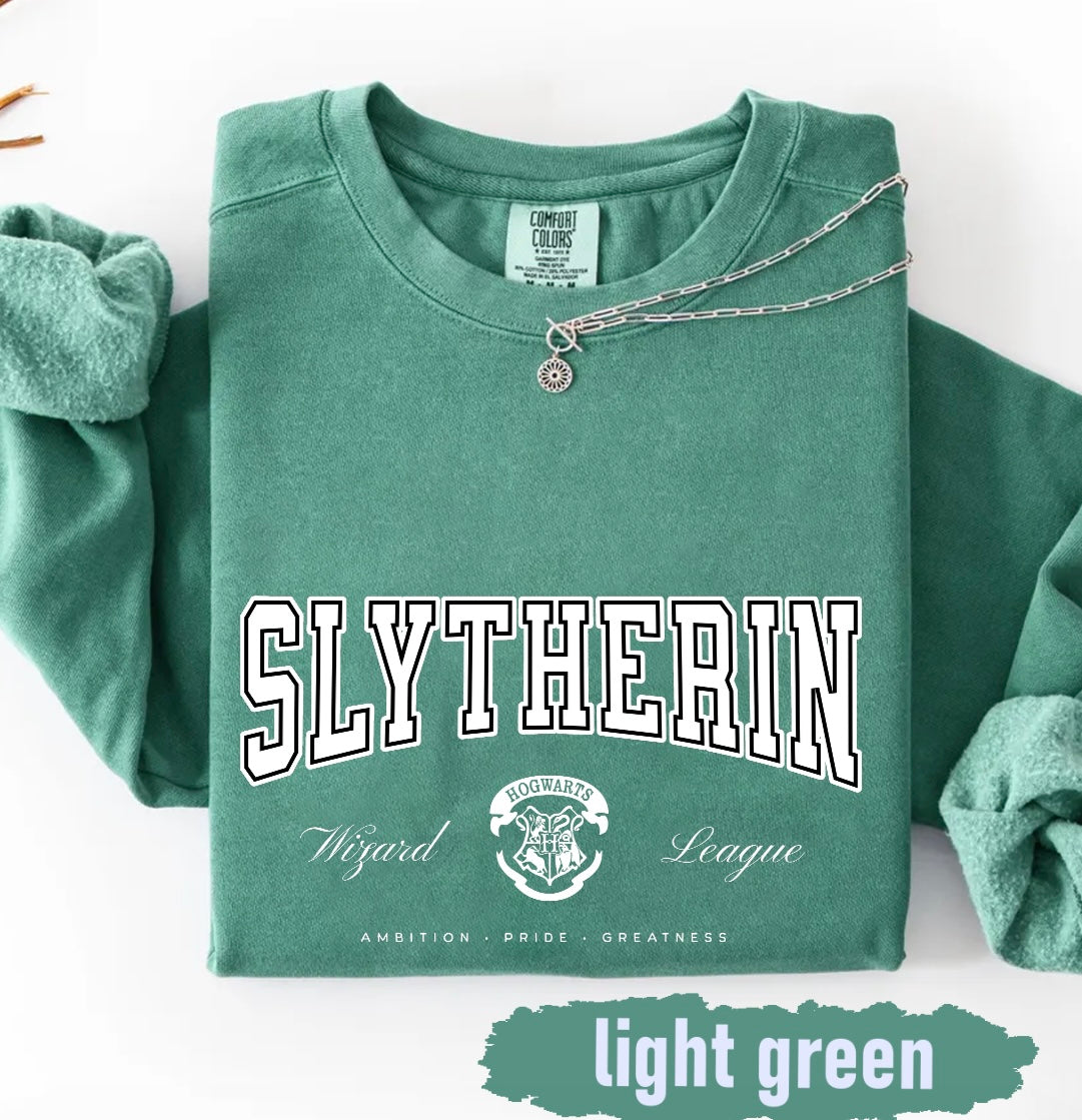 Hogwarts Houses matching sweatshirts | comfort Colors | HP sweatshirts | universal trip shirt