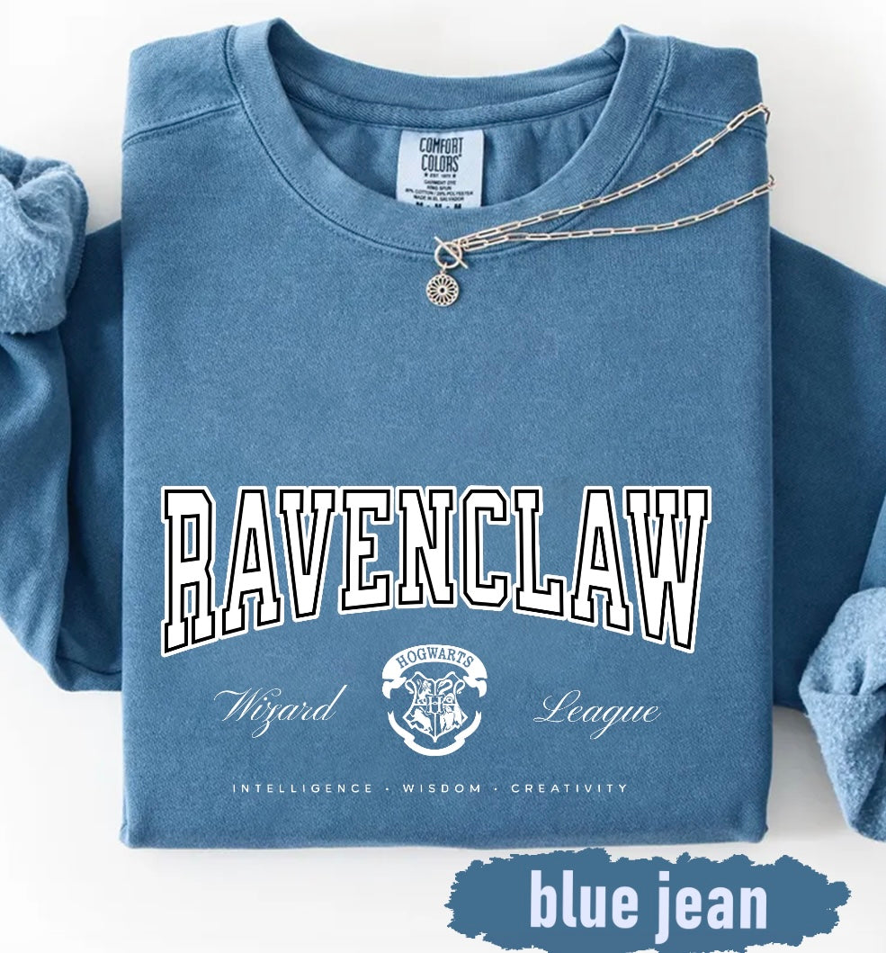 Hogwarts Houses matching sweatshirts | comfort Colors | HP sweatshirts | universal trip shirt