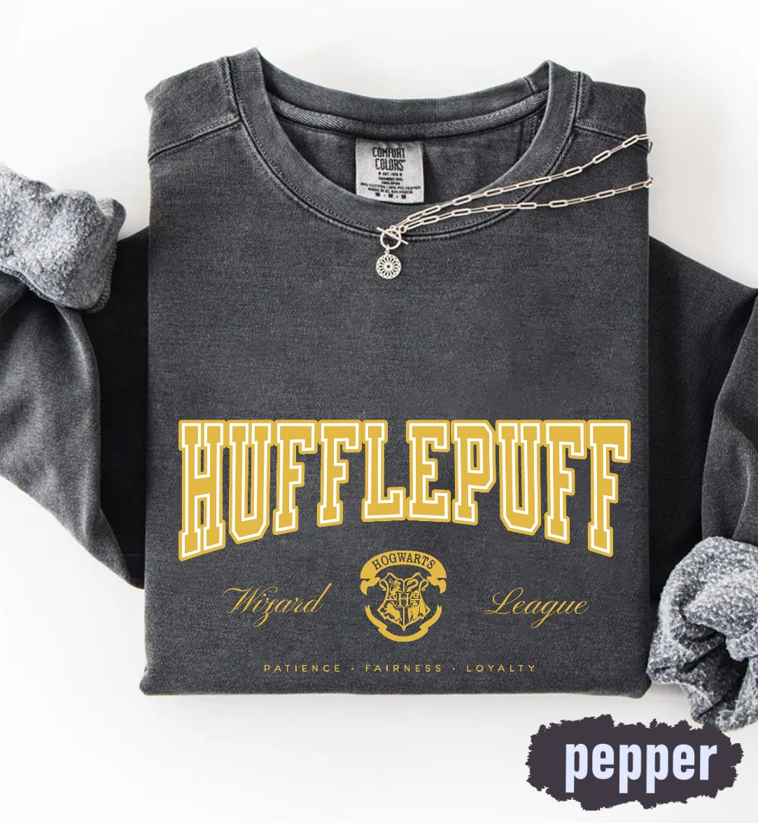 Hogwarts Houses matching sweatshirts | comfort Colors | HP sweatshirts | universal trip shirt