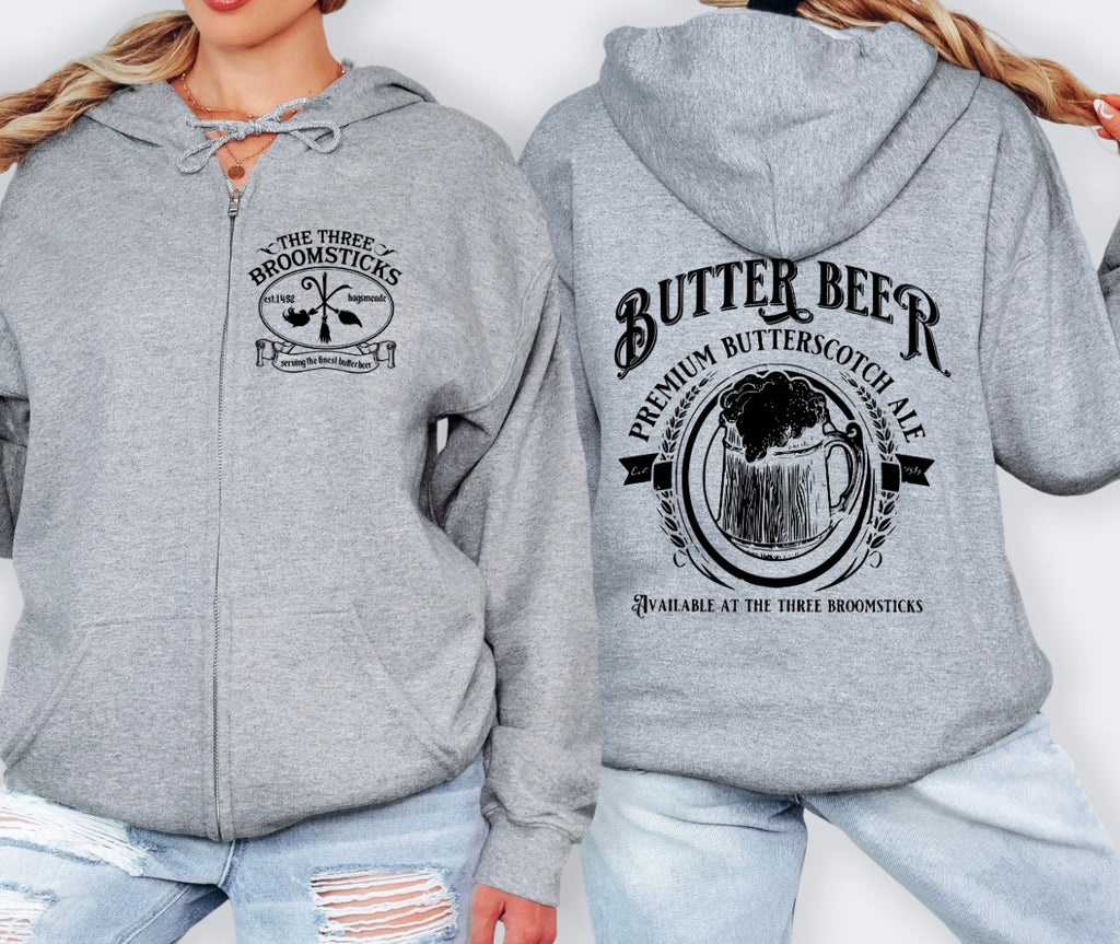 Butter Beer Premium Butterscotch Ale Hoodie | Vintage Tavern Logo