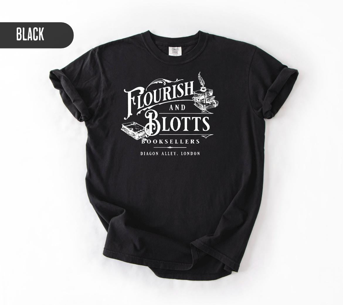 Flourish and Blotts Bookstore T-shirt | Wizarding World | Universal trip shirt