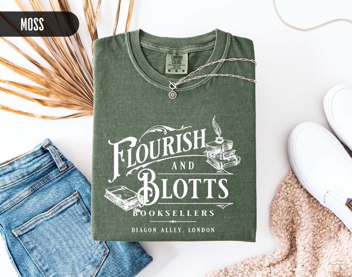 Flourish and Blotts Bookstore T-shirt | Wizarding World | Universal trip shirt