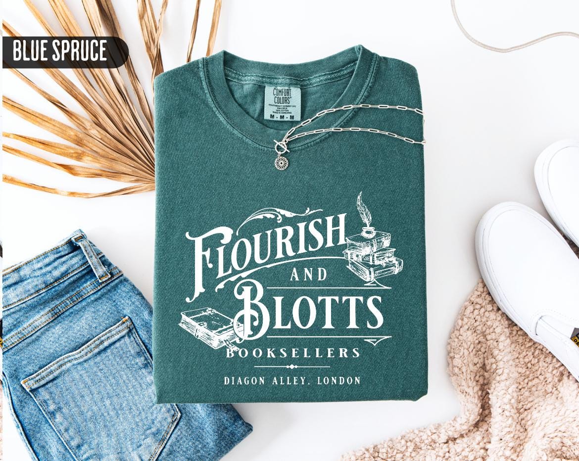 Flourish and Blotts Bookstore T-shirt | Wizarding World | Universal trip shirt