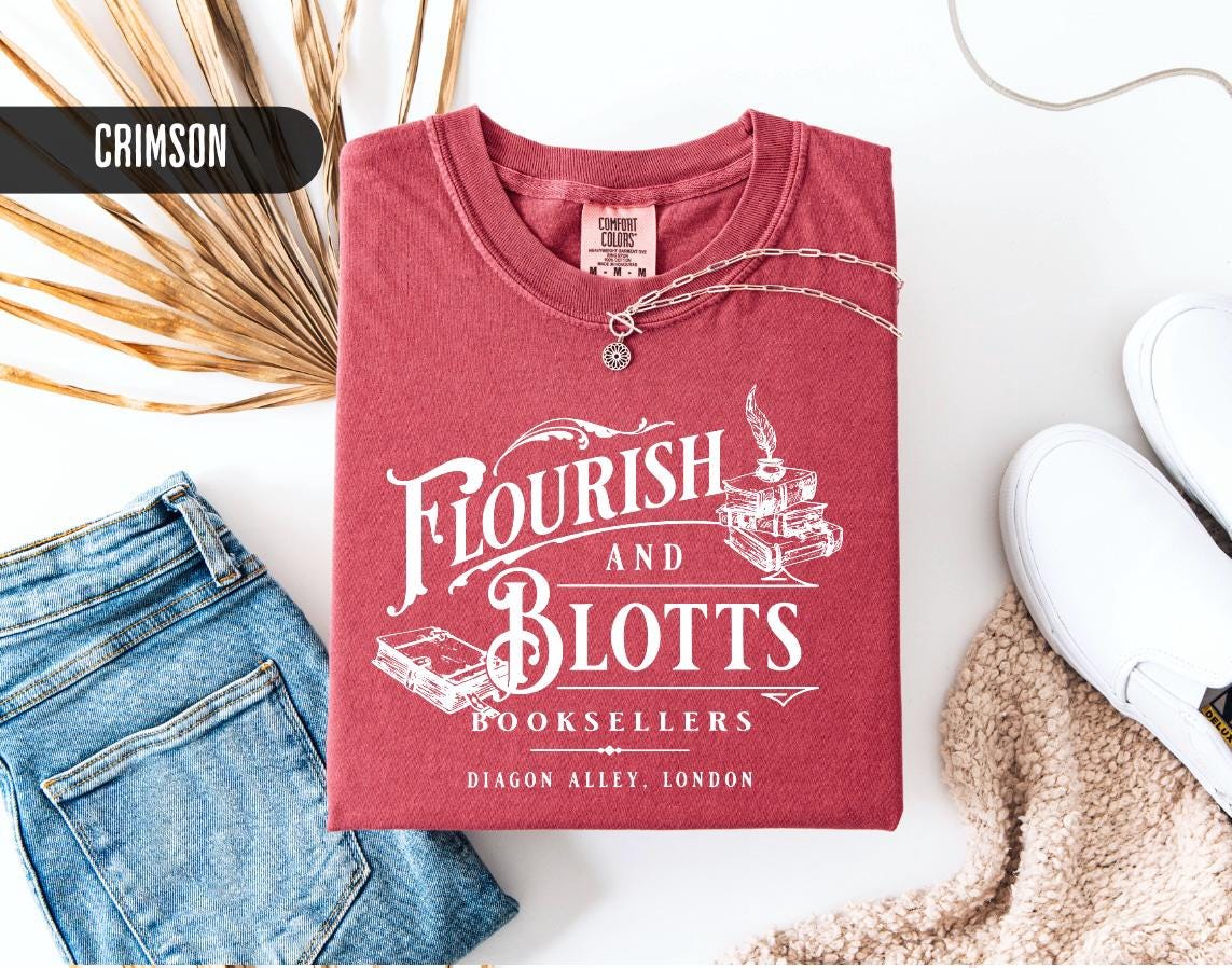 Flourish and Blotts Bookstore T-shirt | Wizarding World | Universal trip shirt